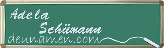 Adela Schümann Visitenkarte